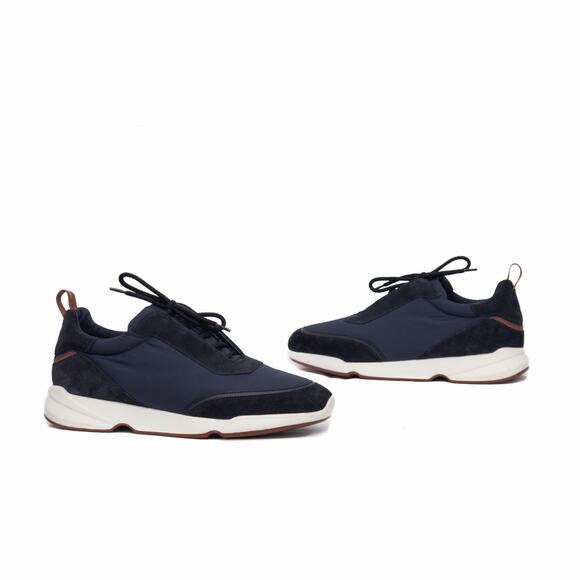 Loro Piana Other - Loro Piana Men’s Modular Walk Navy Suede Storm System Sneakers EUR 42 US9